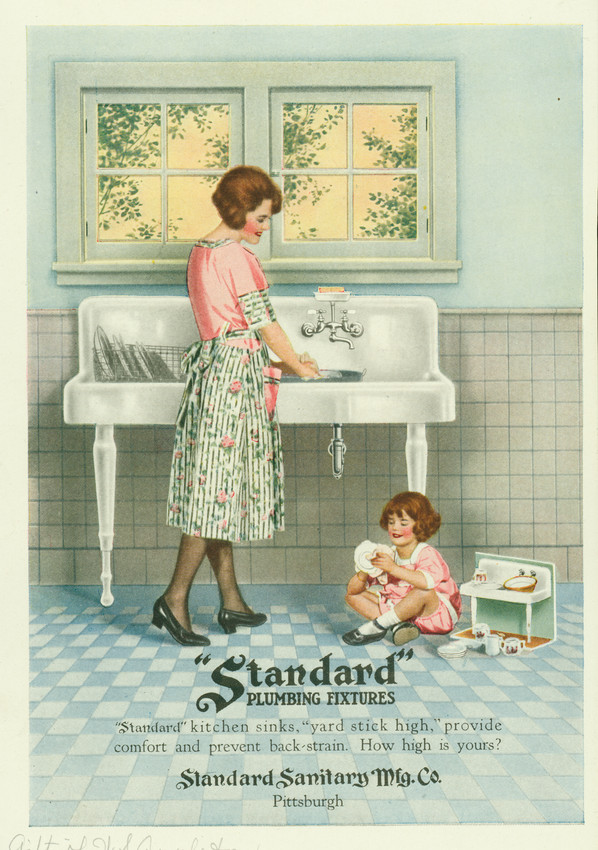 Advertisement For Standard Plumbing Fixtures Manufactured