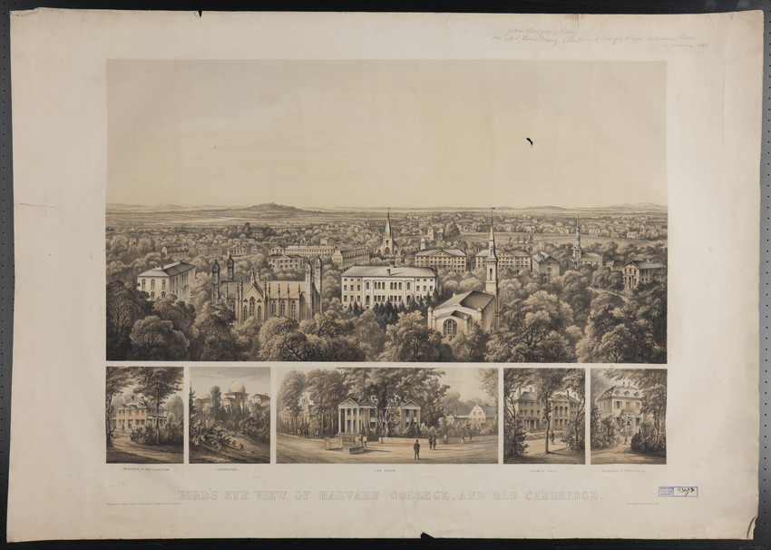 Bird's Eye View of New York and Environs - 1865