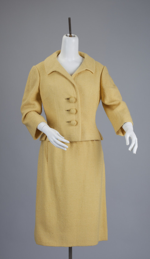 Yellow wool suit | Historic New England
