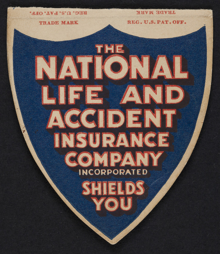 Needle Case For The National Life And Accident Insurance Company Location Unknown Undated Historic New England