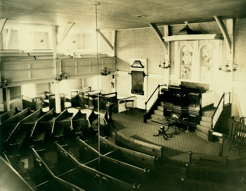 Interior Of Meeting House Hingham Old Ship Meeting House