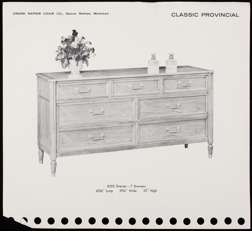 Classic Provincial Dresser Grand Rapids Chair Co Grand Rapids