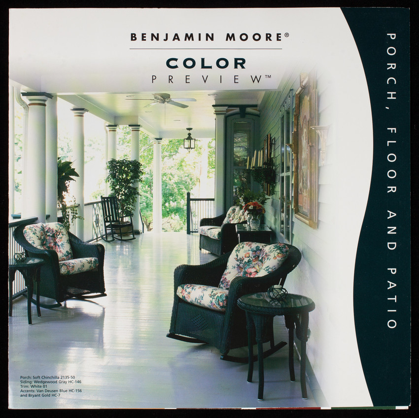 Benjamin Moore Color Preview Porch Floor And Patio Benjamin Moore Co Montvale New Jersey Historic New England,What Color Blue Should I Paint My Porch Ceiling