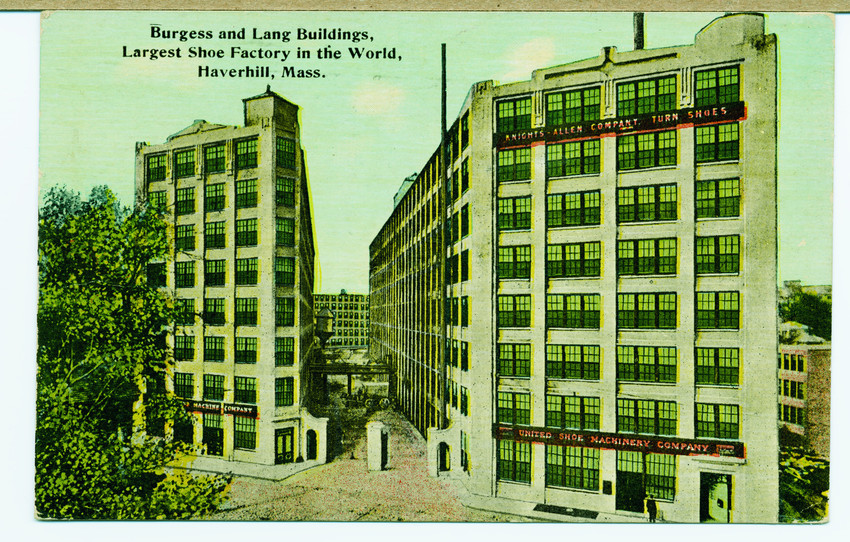 Lang buildings, largest shoe factory 